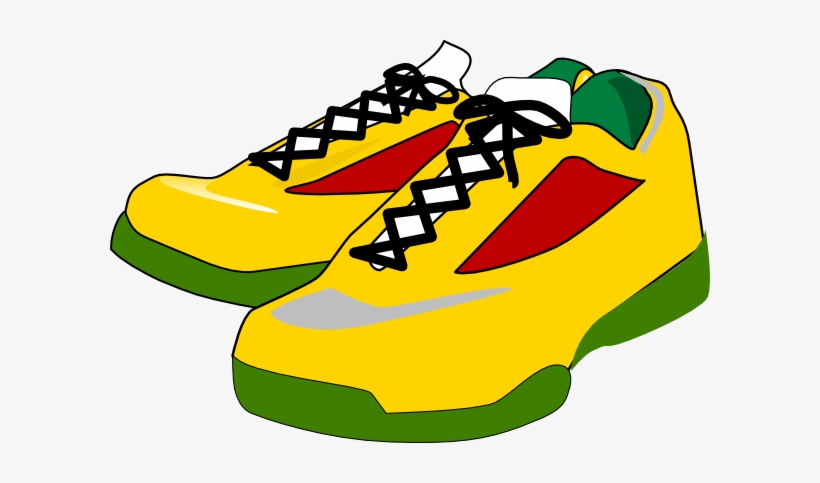 Running Shoe Clipart Png - Sport Shoes Clip Art, transparent png #766097