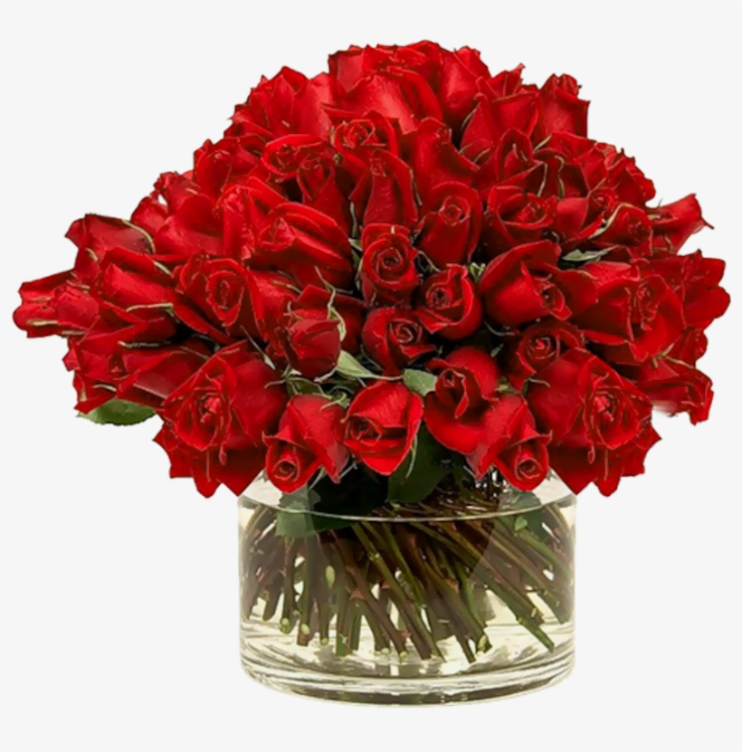 Roses In Vase Png, transparent png #766232