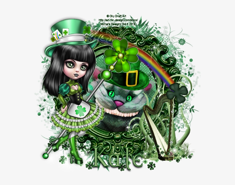 Alice Didn't Follow A Rabit, She Followed A Leprechaun - Illustration, transparent png #766254