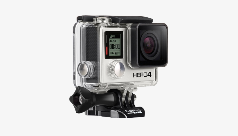 Gopro Hero 4 Png Vector Transparent Library - Gopro Hero4 - Black Edition - Action Camera, transparent png #766527