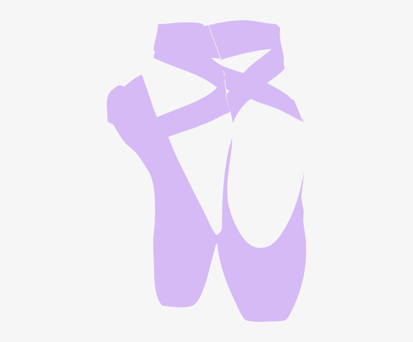 Purple Pointe Shoes Clip Art At Clker - Purple Ballet Shoes Clipart, transparent png #766726