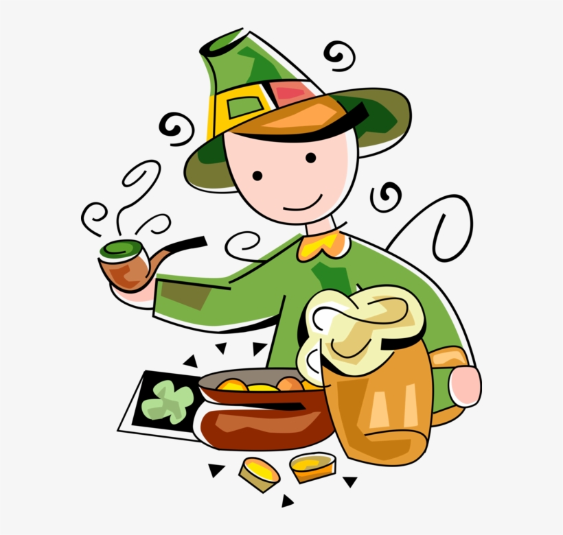 St Patrick's Day Leprechaun, transparent png #767225