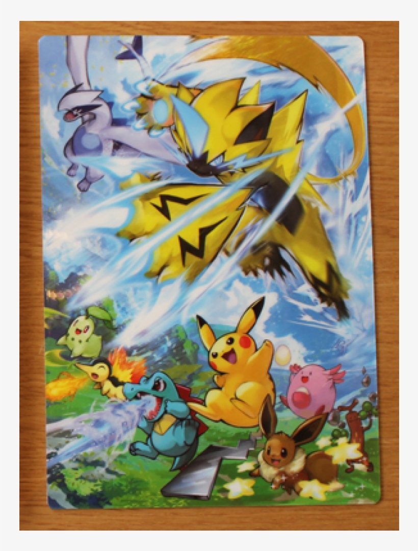New *pokecen* Zeraora Goods ~ Pencil Board - ゼラオラ 下敷き, transparent png #767549