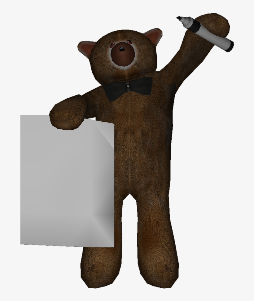 Scp-1048 Pen & Paper - Scp Teddy Bear Drawings, transparent png #767869