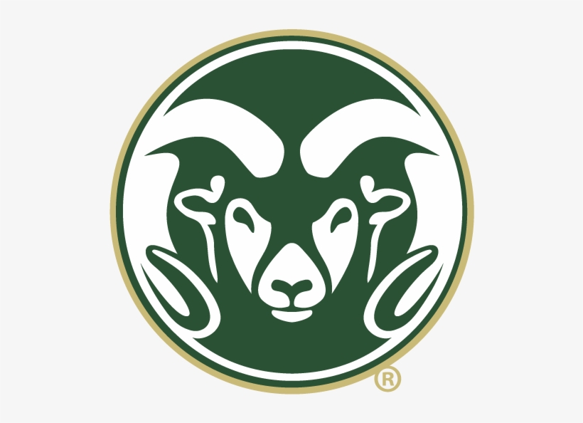 Csu Ram Head Decal - Colorado State University Logo Black, transparent png #768739