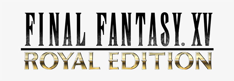 Final Fantasy Xv Windows Edition And Royal Edition - Final Fantasy Xv Royal Edition Logo Png, transparent png #768782