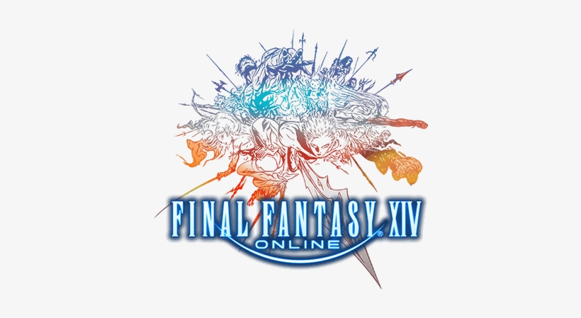 Play Ff Xiv - Final Fantasy Xiv Logo, transparent png #768962