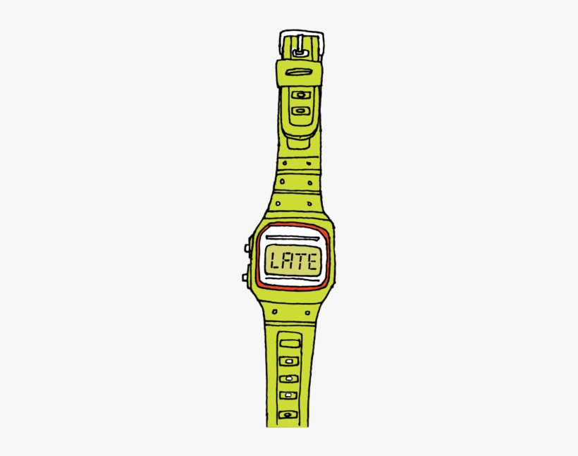 You're Late - Analog Watch, transparent png #769030