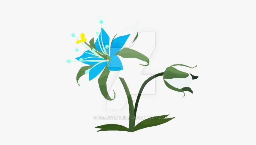 Wildflower Vector Minimalist Flower Jpg Download - Zelda Breath Of The Wild Flores, transparent png #769080