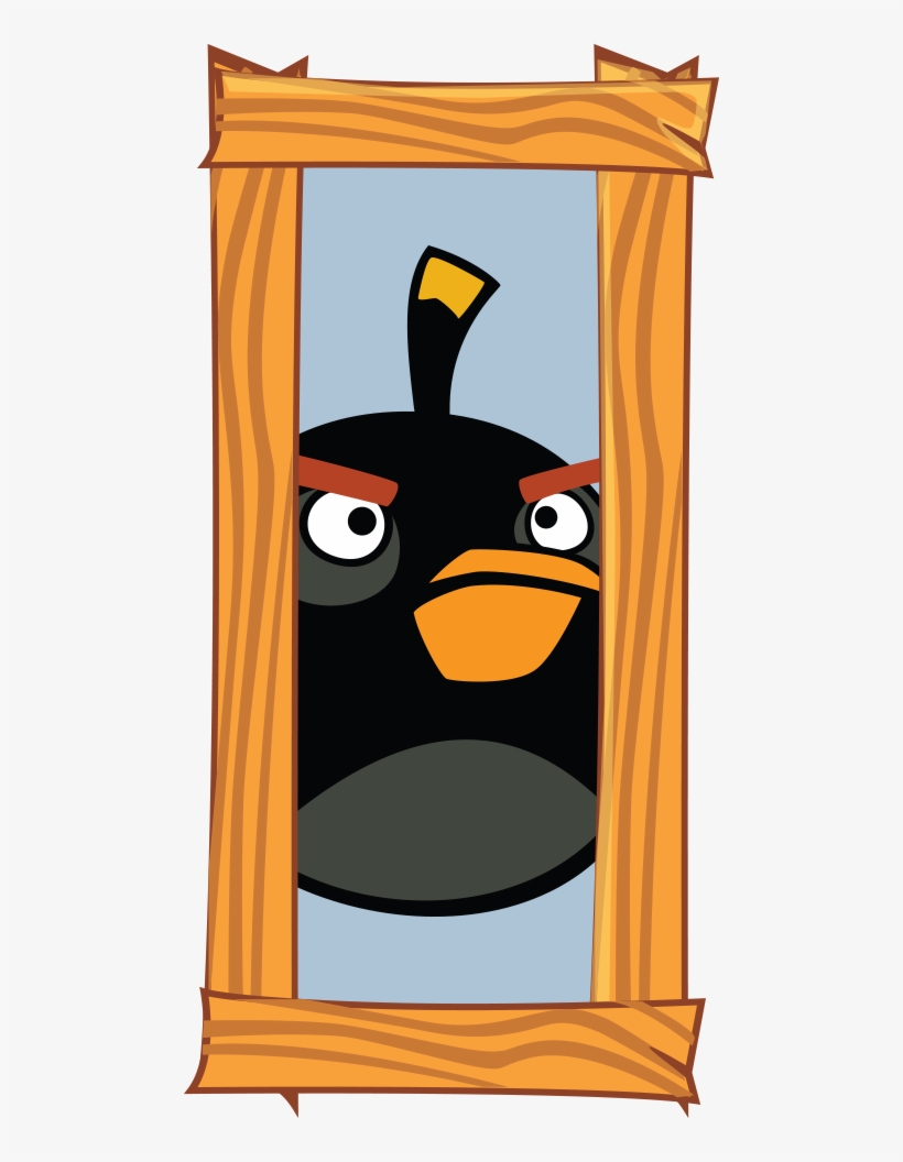Head Gestures - Angry Birds Black Bird Badge 2.5x2.5cm, transparent png #769130