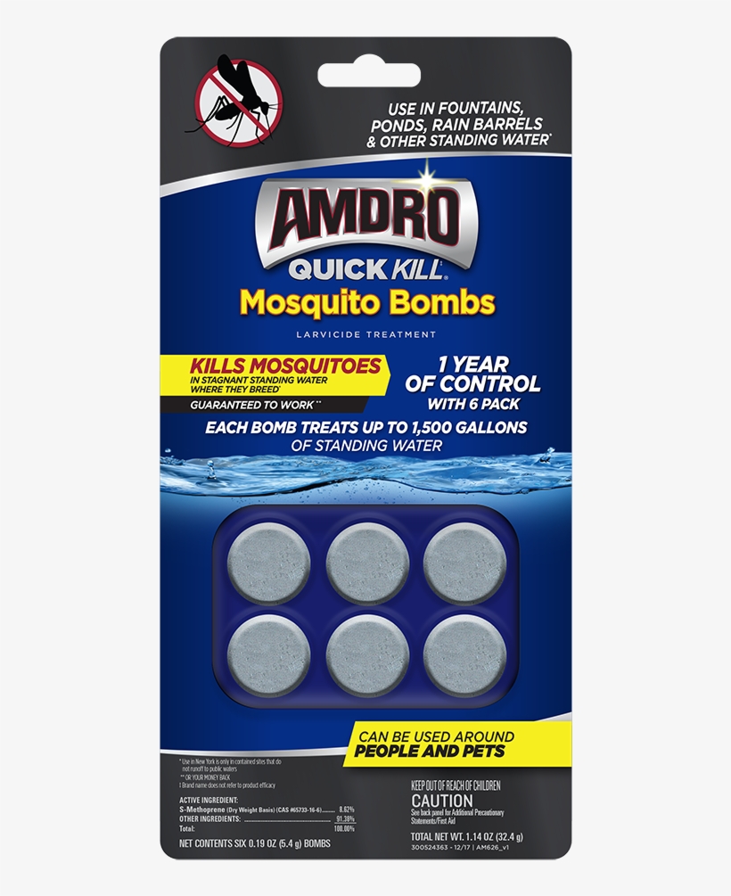 6 Pk - Amdro Quick Kill Lawn Insect Killer Granules 10lb, transparent png #769166