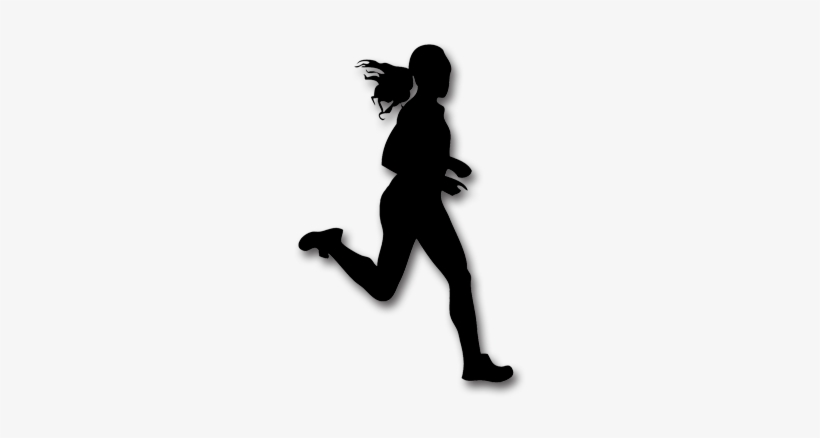 Girl Running Shadow Png, transparent png #769267