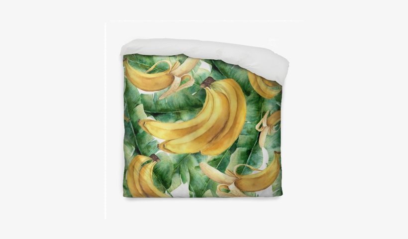 Watercolor Banana Tropical Pattern - Watercolor Painting, transparent png #769293