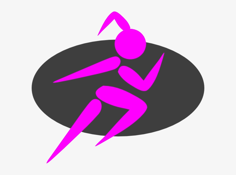 Girl Running Clip Art At Clker - Girl Runners Clipart, transparent png #769398