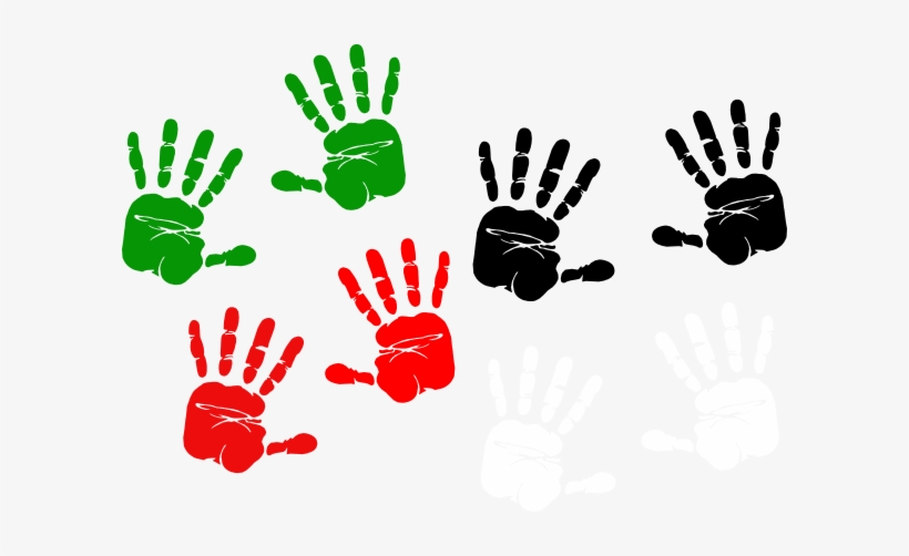 Jpg Free Download Panda Free Images Handprintheartclipart - Giant Fingerpaint Book For Kids: 75 Page Blank Finger, transparent png #769400
