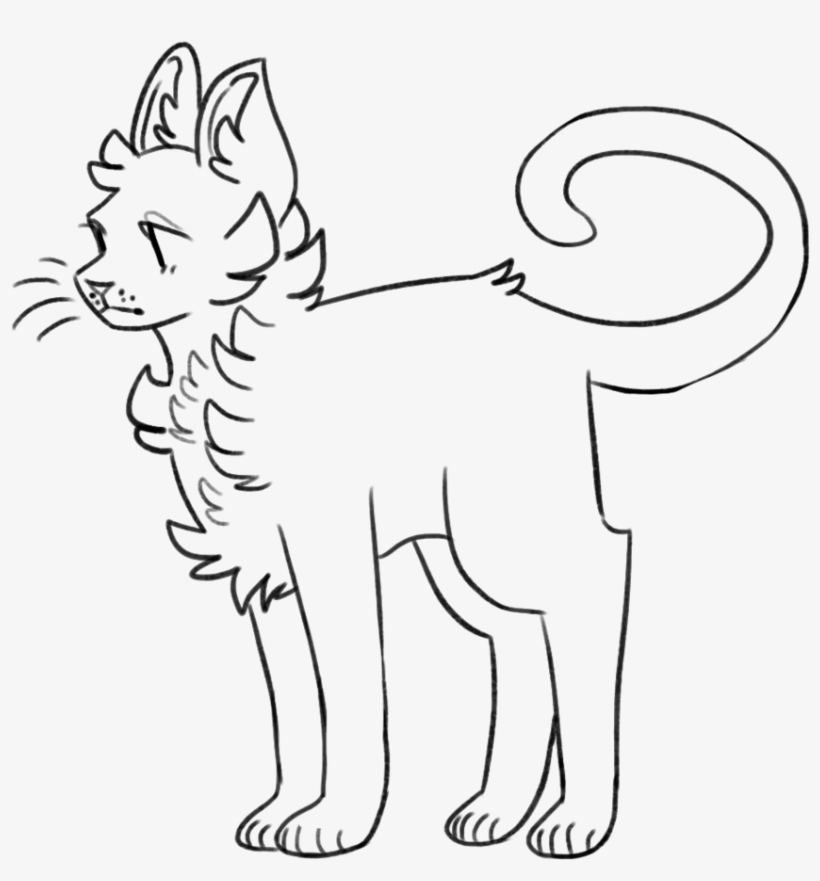 Drawing Cat Base - Cat Bases, transparent png #769887