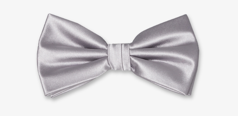 Bow Tie Grey - Silver Bow Tie Png, transparent png #7600128