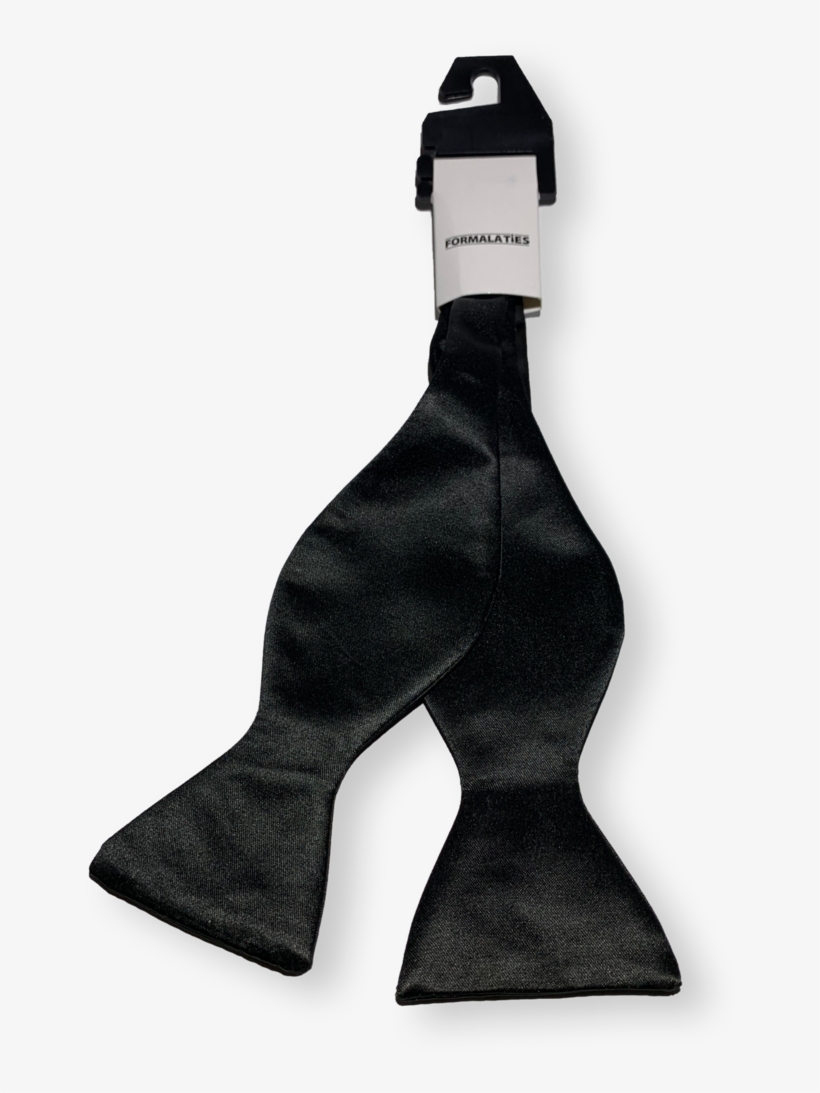 Black Carbon Pattern Bow Tie - Tights, transparent png #7600218