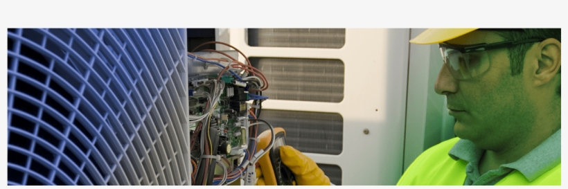 Electrician Working On An Air Conditioning Panel, transparent png #7600224