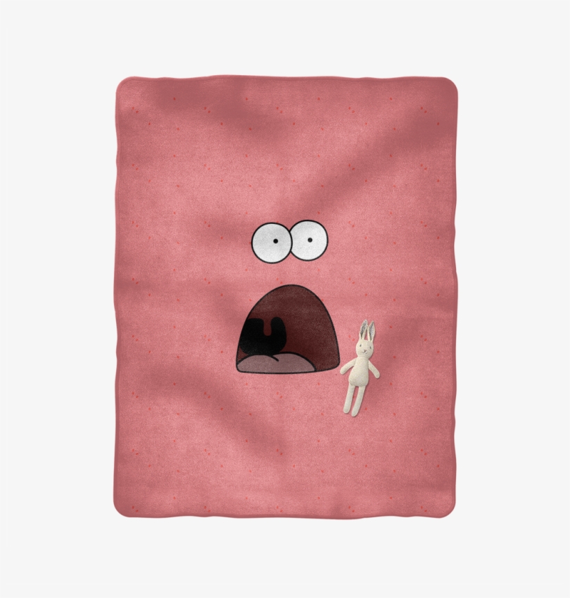 "shocked Patrick Sublimation Baby Blanket\ - Cartoon, transparent png #7600269