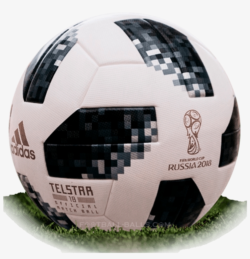 Adidas Telstar 18 Is Official Match Ball Of World Cup - World Cup 2018 Original Ball, transparent png #7600393