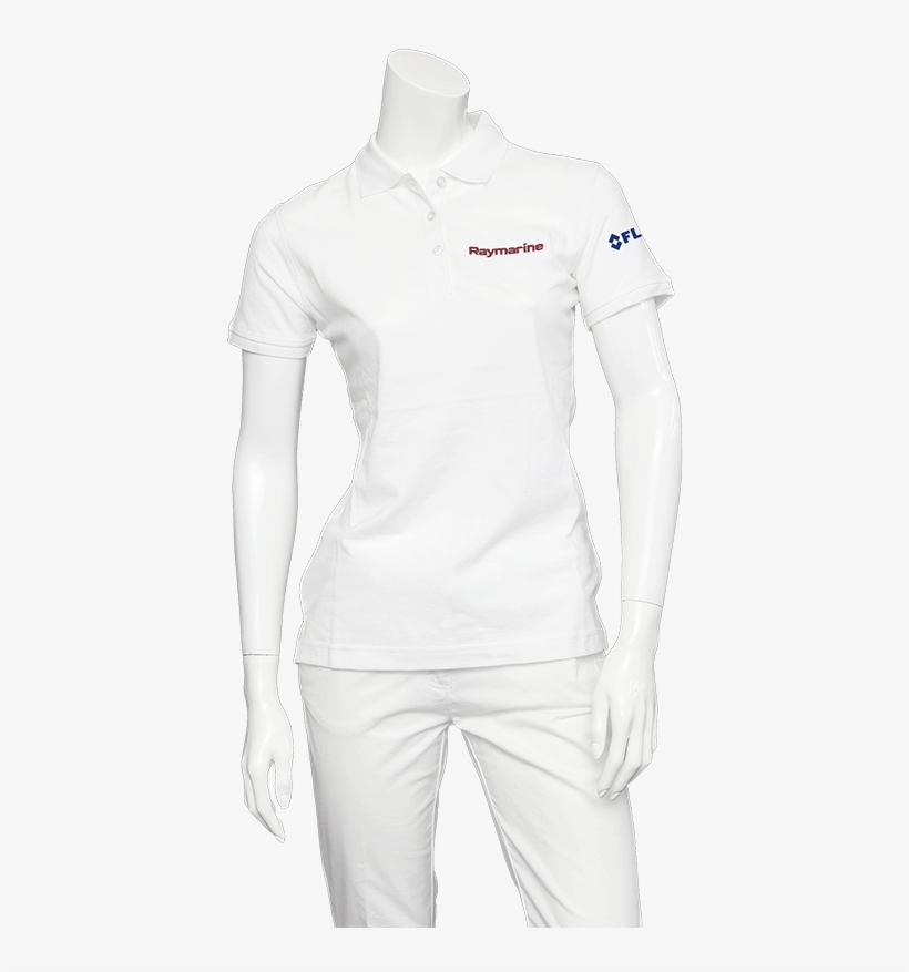 Raymarine Ladies White Classic Poloshirt - Polo Shirt, transparent png #7600437