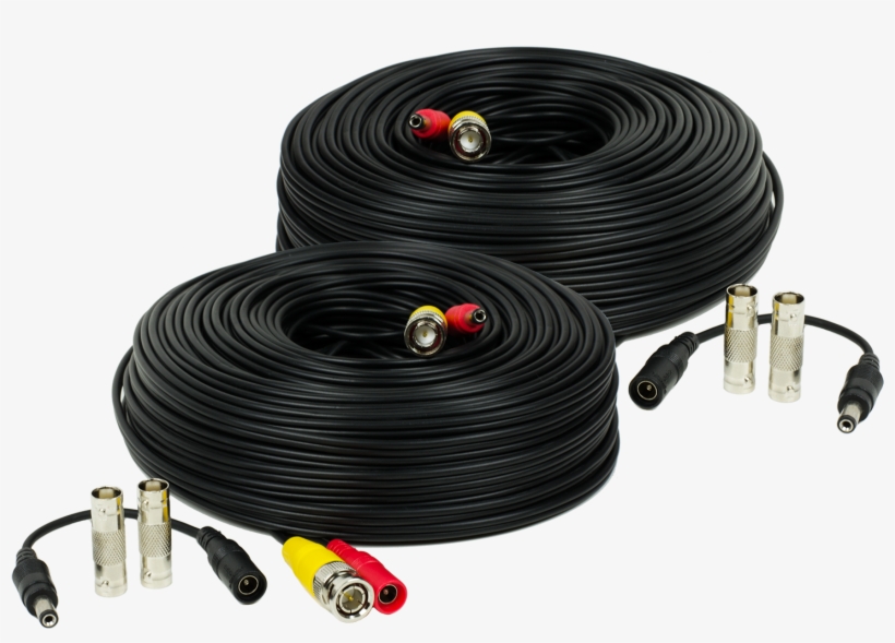 Amcrest 2 Pack 150 Feet Pre Made All In One Siamese - Siamese Cable Png But, transparent png #7600763