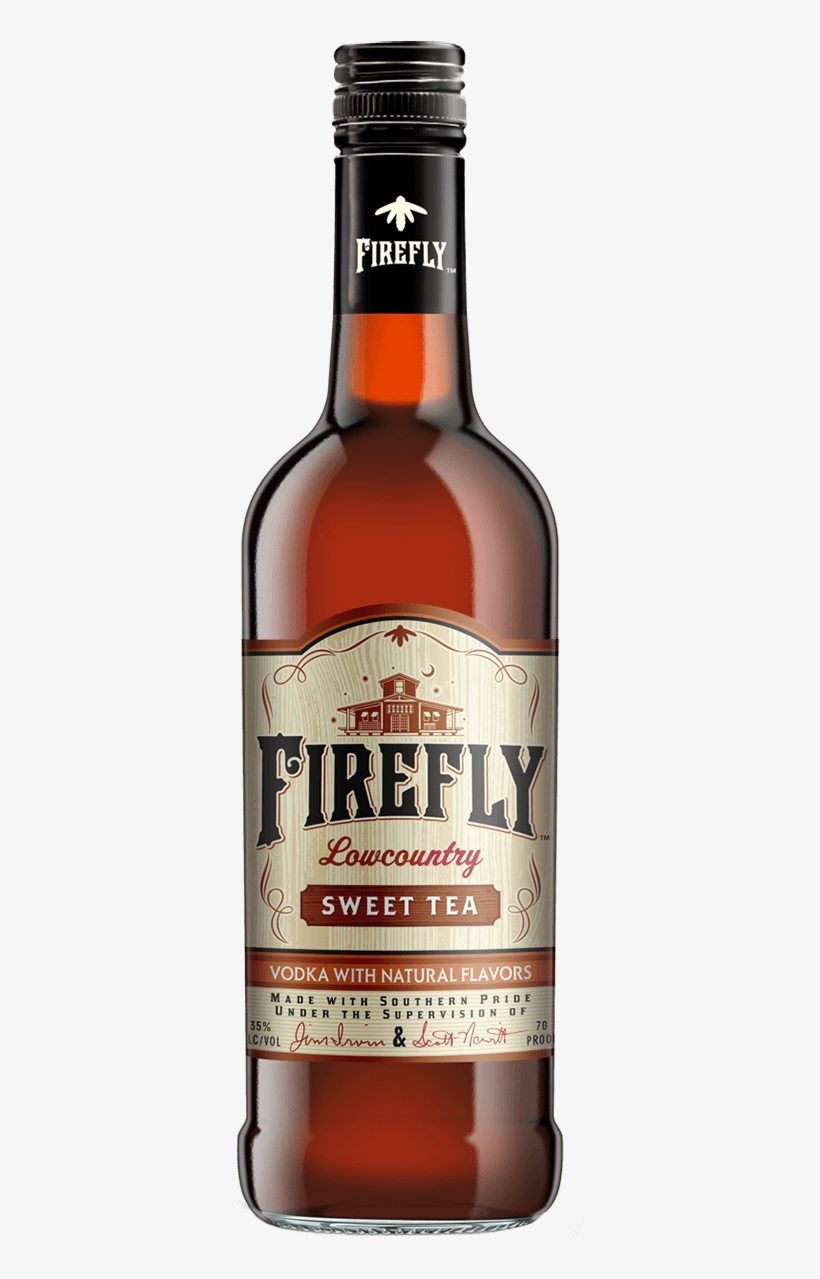 Firefly Spirits Sweet Tea Vodka - Firefly Skinny Tea Vodka, transparent png #7600914