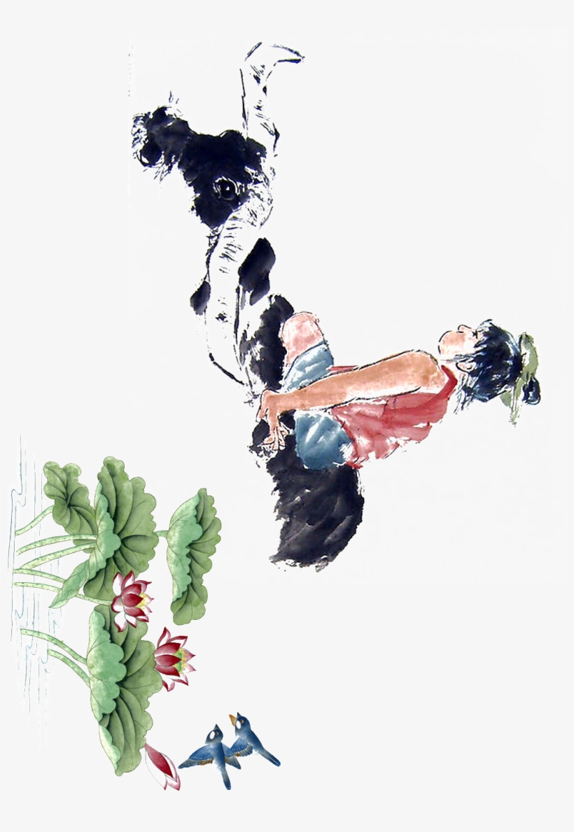 Shepherd Lotus, Old Cow, Png - Illustration, transparent png #7601191