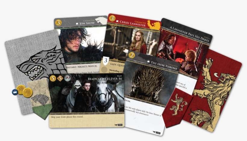 Game Of Thrones Card Games Visual - Collectible Card Game, transparent png #7601323