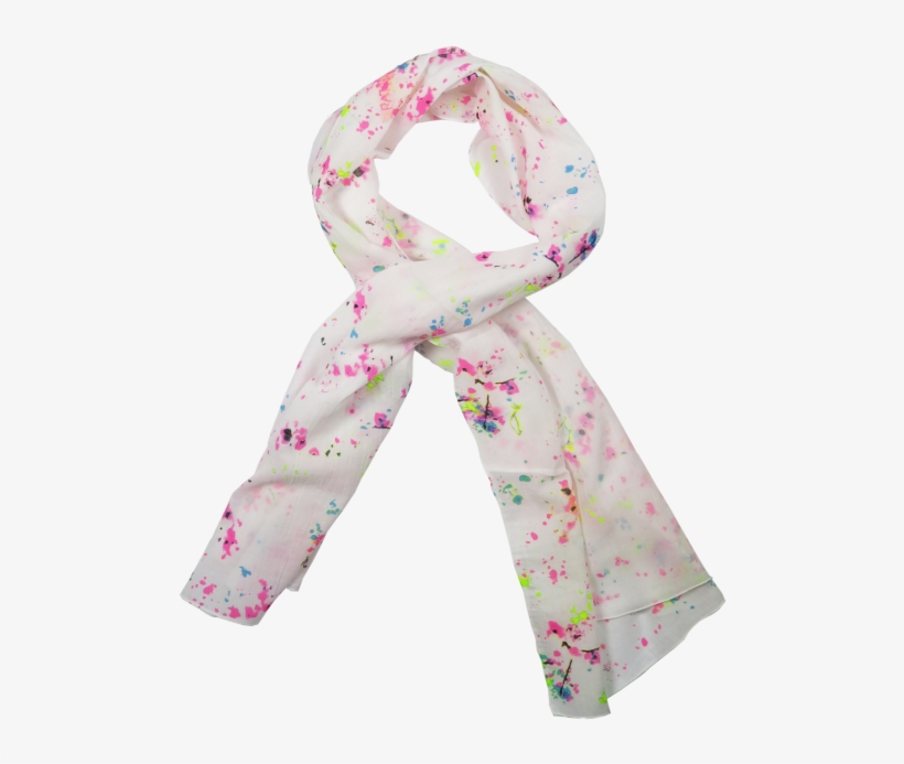 Patrizia Pepe Girls Spatter Scarf - Scarf, transparent png #7601603