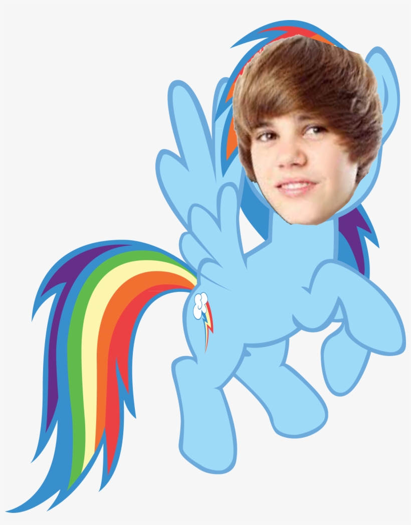 Justin Bieber, Rainbow, Rainbow Dash, Safe - Rainbow Dash My Little Pony Png, transparent png #7601846