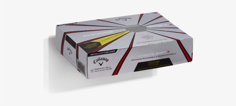 Chrome Soft Truvis Golf Ball Top - Carton, transparent png #7602604