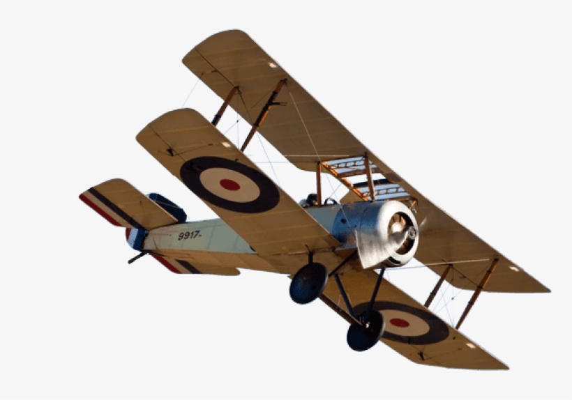 Free Png Download Airplane Biplane Vintage Png Images - Vintage Airplane Png, transparent png #7604570