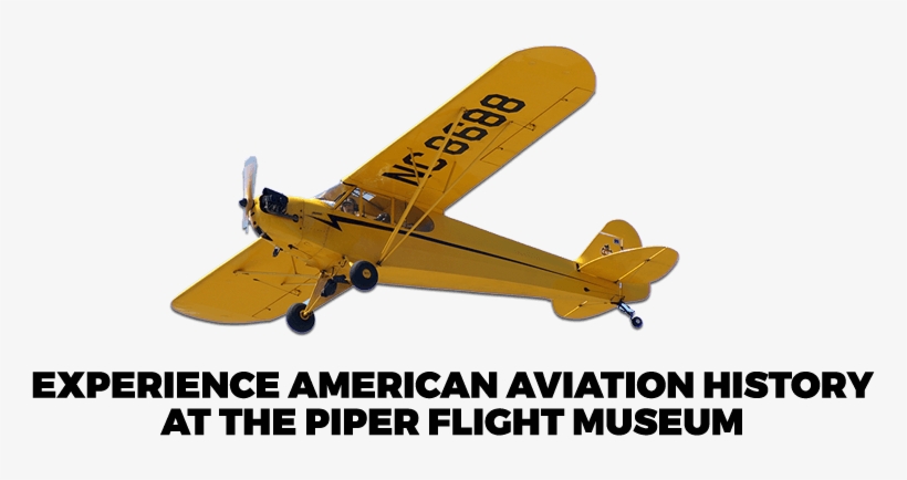 The Piper Flight Center Museum Is Located At The Salem - Piper J-3 Cub, transparent png #7604708