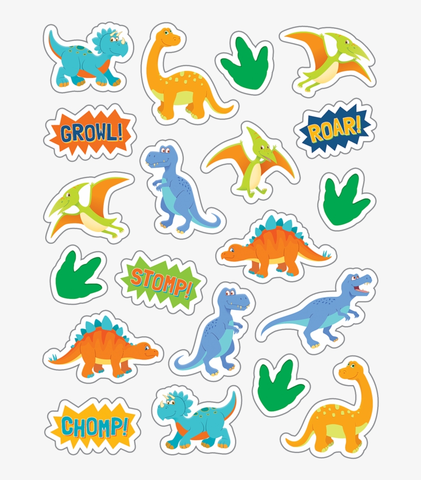 Teacher Created Resources Safari Animals Stickers 5468 - Free Dinosaur Stickers, transparent png #7604834