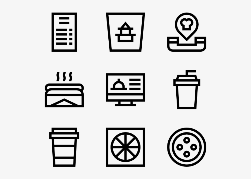 Food Delivery - Contact Icons Vector, transparent png #7605143