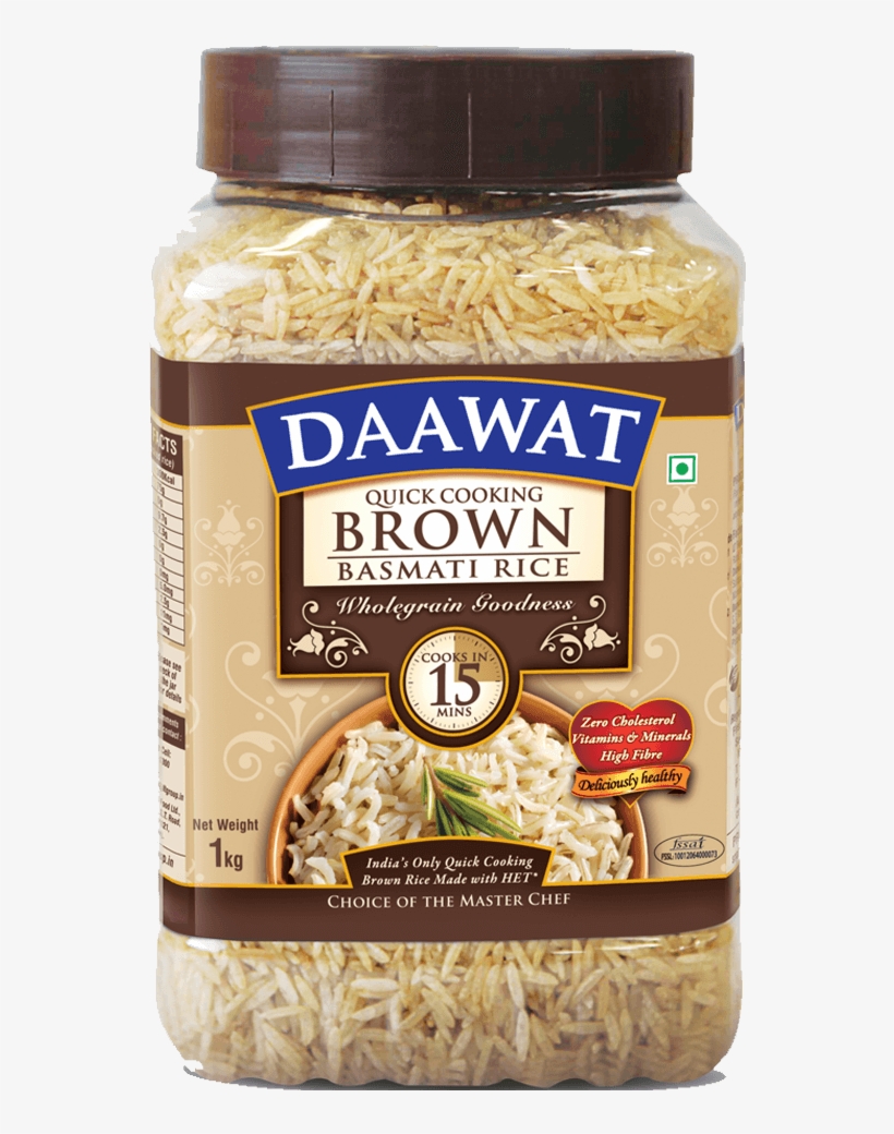 Daawat Basmati Brown Rice, transparent png #7605432