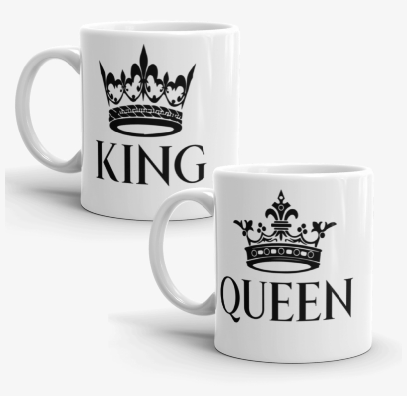 King & Queen Mug Set - Coffee Cup, transparent png #7605813