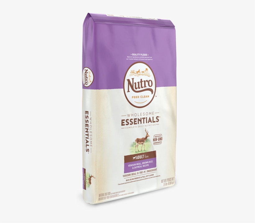 Nutro™ Wholesome Essentials™ Adult Venison Meal, Brown - Nutro Essentials Dog Food, transparent png #7606207