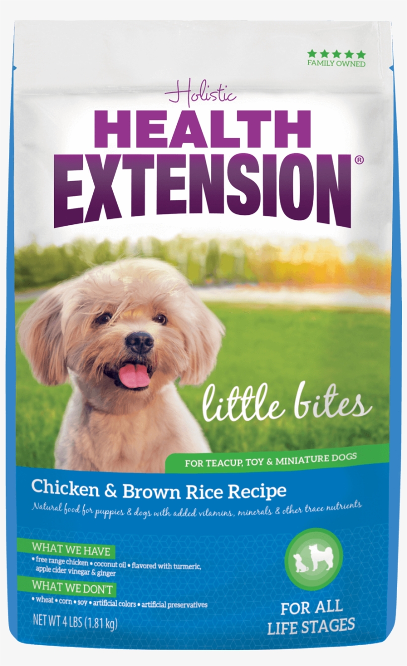 Health Extension Little Bites Chicken & Brown Rice - Companion Dog, transparent png #7606257