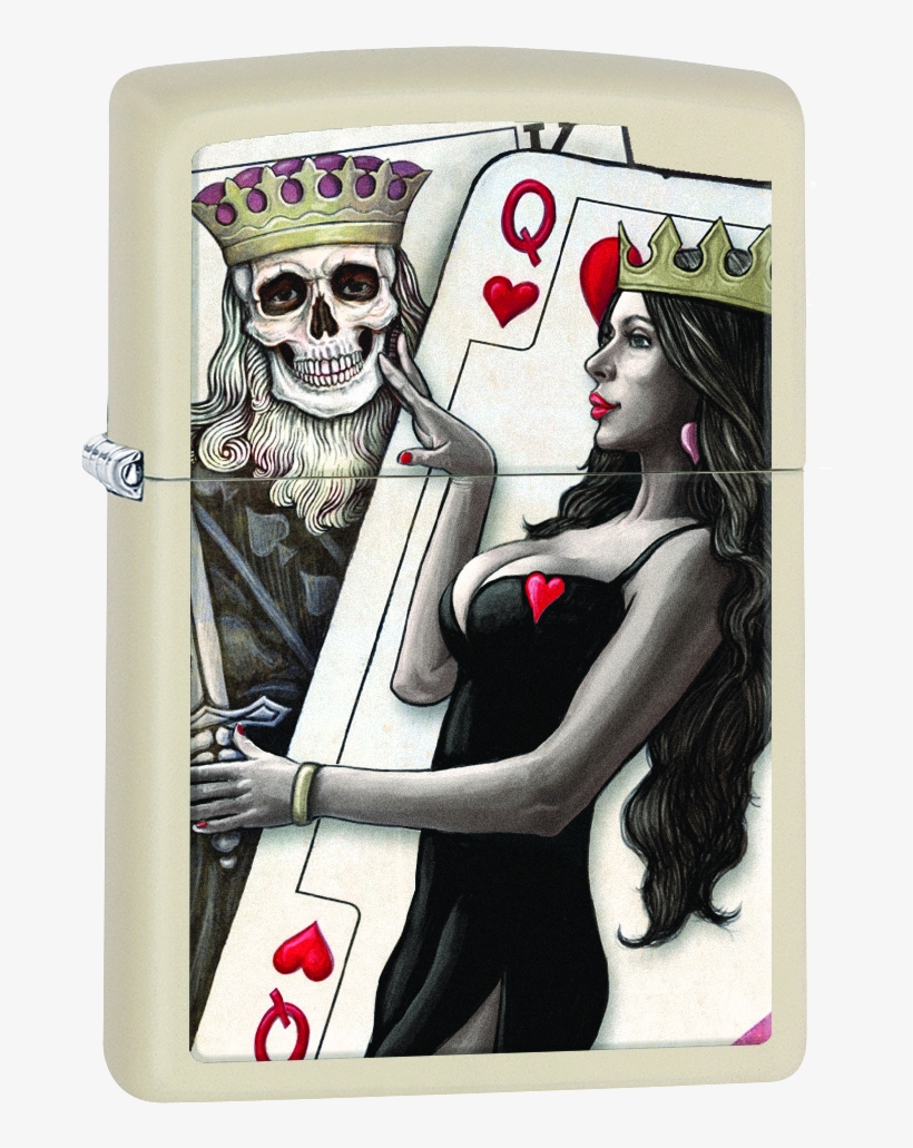 #29393 Skull King Queen Beauty - King And Queen Art, transparent png #7606912