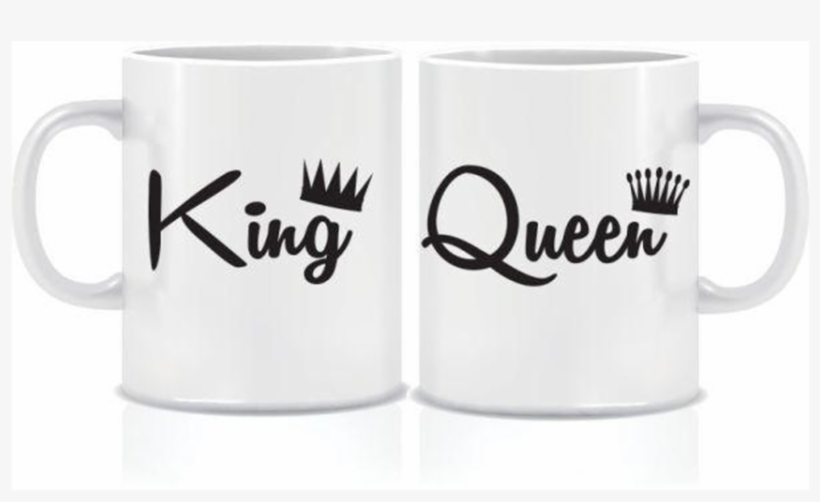 King Queen White Ceramic 11 Oz Mugs - Queen Bee, transparent png #7607097
