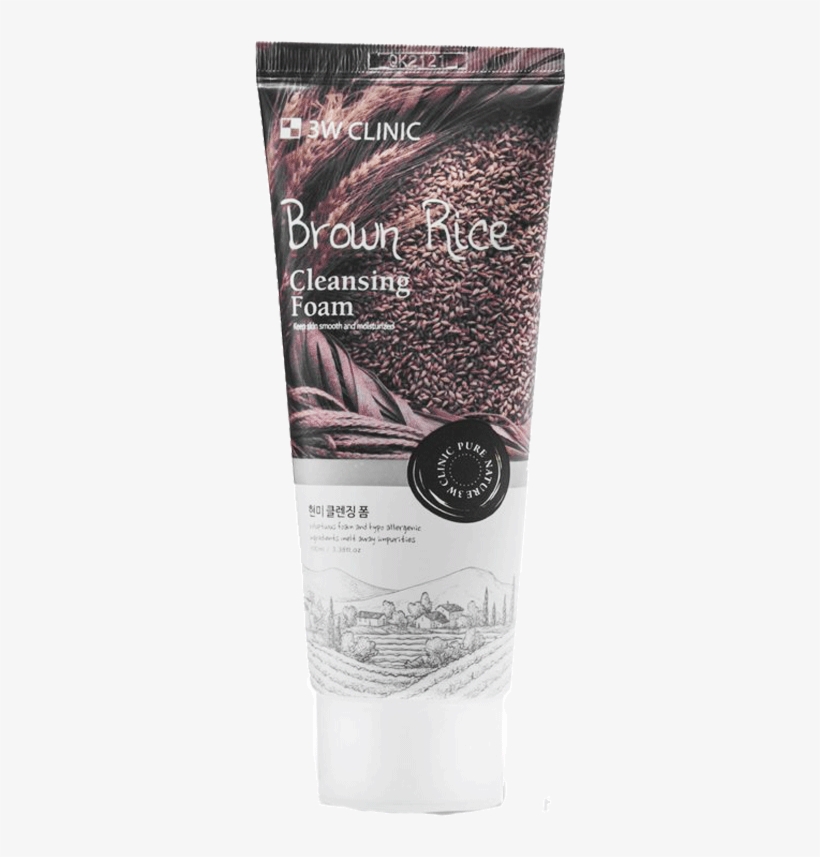 3w Clinic Cleansing Foam- Brown Rice, transparent png #7607103