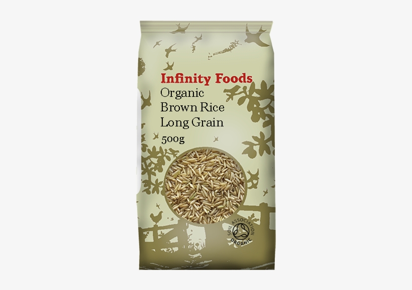 Organic Brown Rice Long Grain - 5028869061302, transparent png #7607218