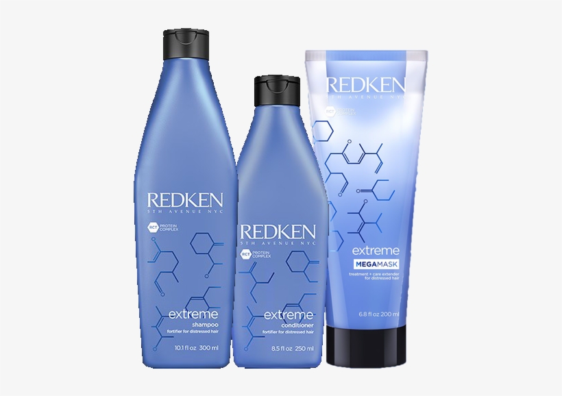 The Core Of The Hair Fiber And Powerful Fortifying - Redken Extrem Shampoo Png, transparent png #7607628
