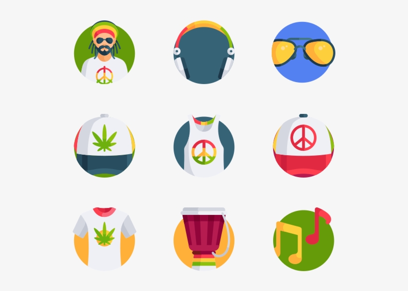 Reggae, transparent png #7607967