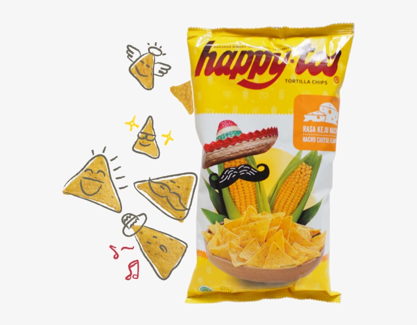 Get The Happiness - Happy Tos Tortilla Chips, transparent png #7608538