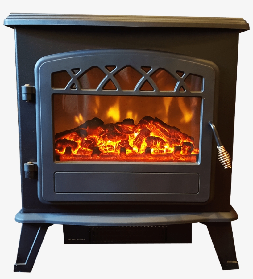 Electric Log Burner Transparent Image - Wood-burning Stove, transparent png #7608670