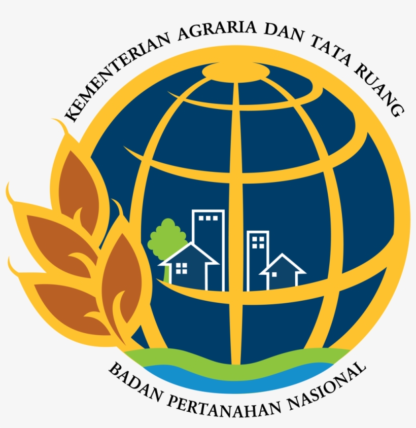Logo Bpn-kemenatr - Logo Badan Pertanahan Nasional, transparent png #7608716